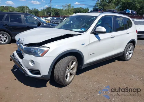 2017 BMW X3 Sdrive28I z USA, uszkodzony, nr VIN 5UXWZ7C34H0V93306